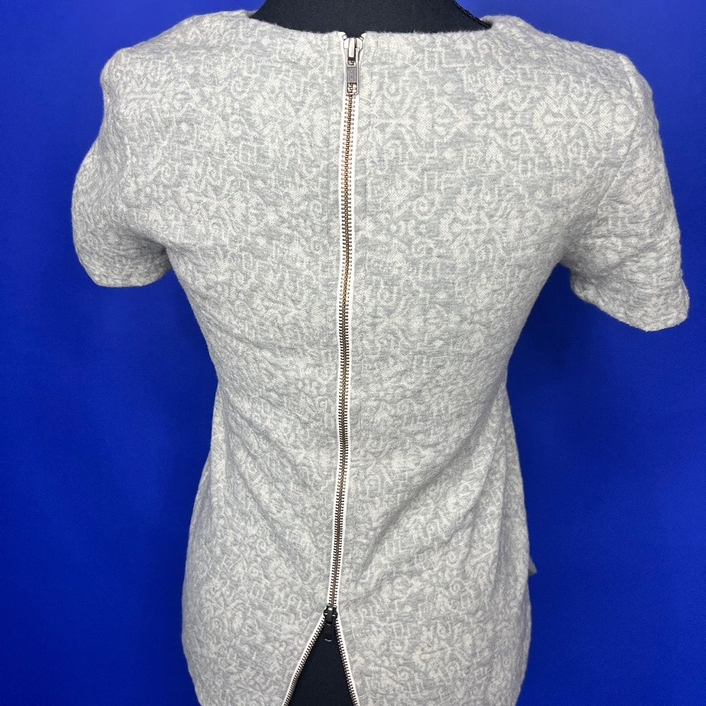 J.Crew Zipper Back Tee - Picture 2 of 5